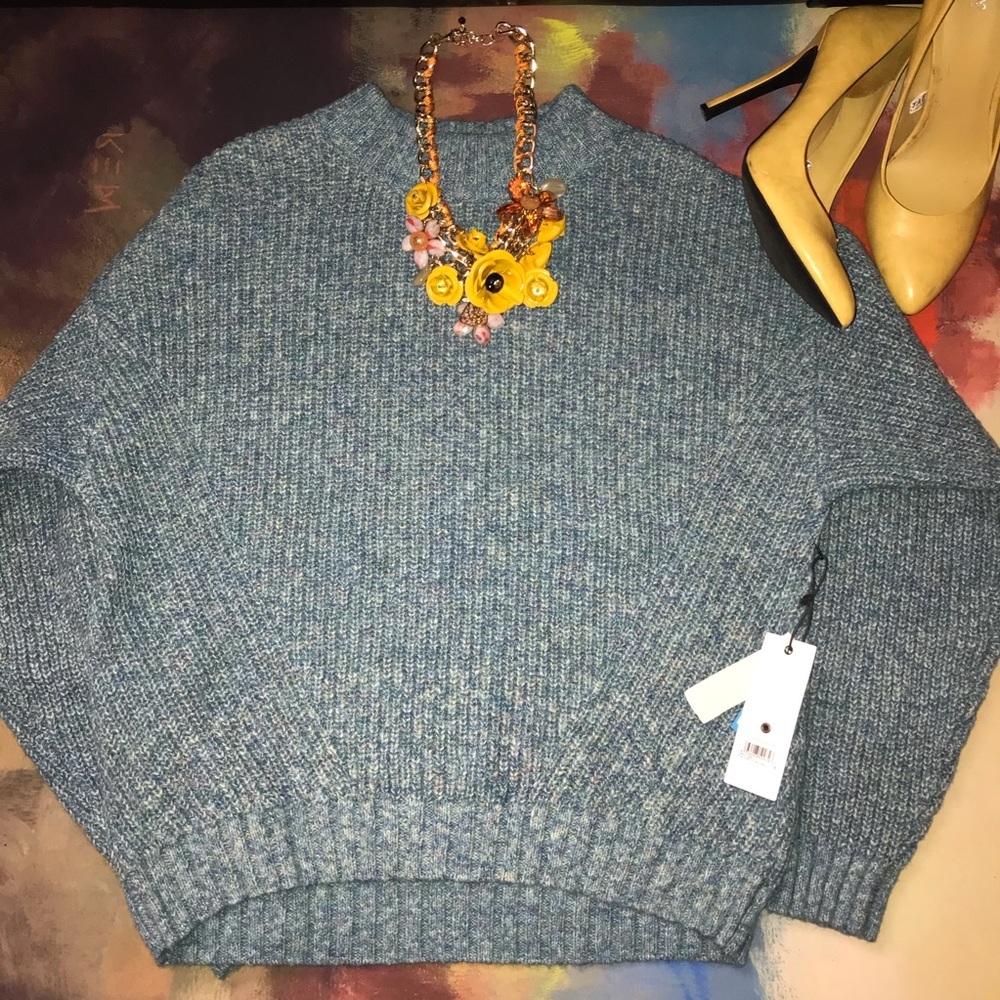 Treasure & Bond Blue Adriatic Heather Sweater​